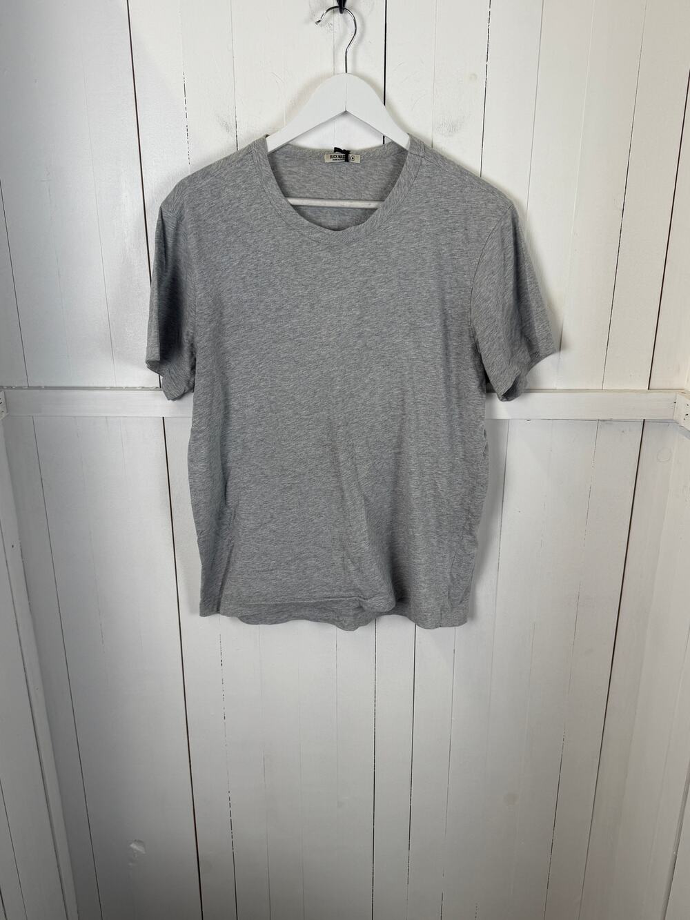 BUCK MASON Gray Cotton T-Shirt Men's Size M
